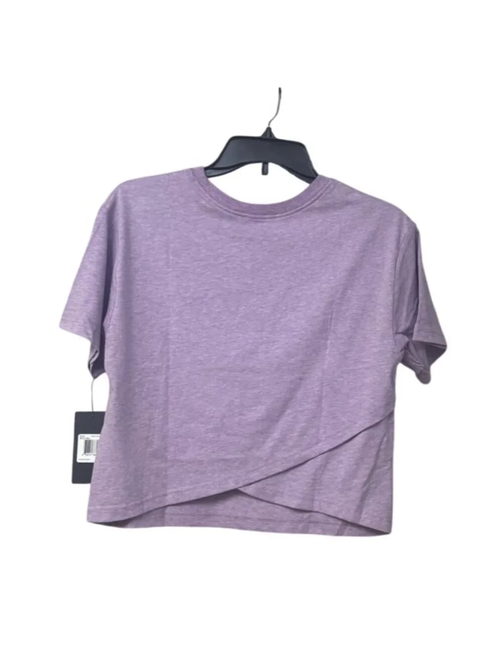 Converse Big Girls Boxy-Fit Patch Logo Graphic T-Shirt, Violet Star Heather, Sz.